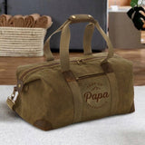 Le Weekender Vintage  (19l) Beige / Cuir véritable