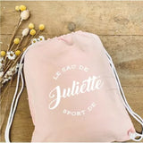 Le sac de gym | Rose pastel