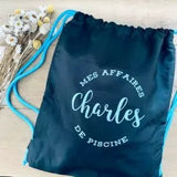 Le sac de piscine | Bleu marine & saphire