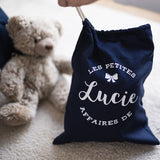 Le sac à linge personnalisé | Bleu marine