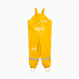 Salopette de pluie imperméable enfants | Jaune