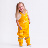Salopette de pluie imperméable enfants | Jaune