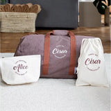 Le sac polochon vintage (45l) | Marron