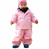 Salopette de pluie imperméable enfants | Rose