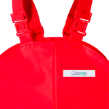 Salopette de pluie imperméable enfants | Rouge