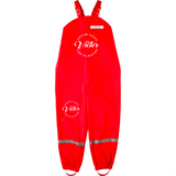 Salopette de pluie imperméable enfants | Rouge