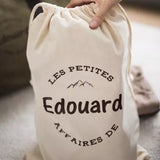 Le sac à linge personnalisé | Ecru