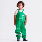 Salopette de pluie imperméable enfants | Vert Bouteille