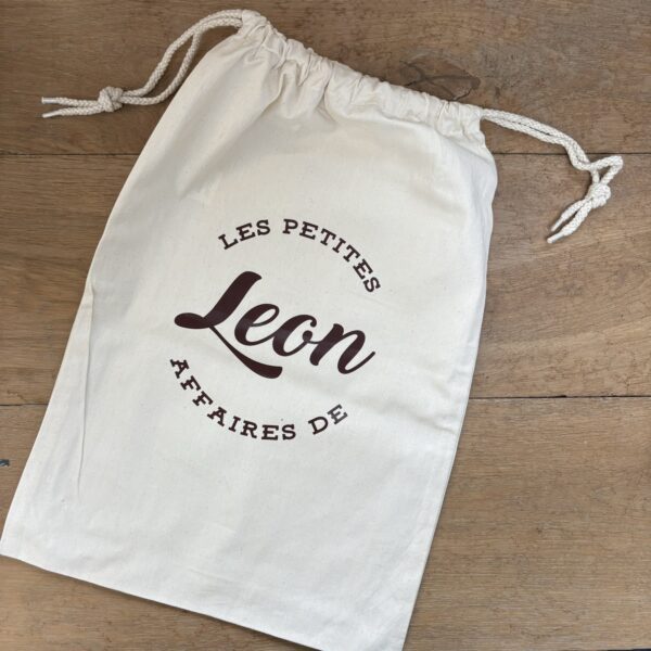 sac à linge écru M Léon